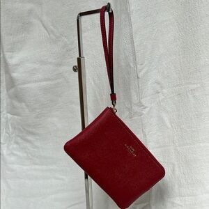 Coach Red Wristlet